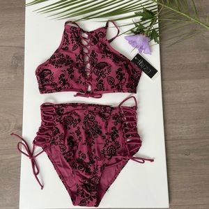 Ibiza Lace-Up Bikini 2 PCS Set